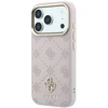 Dėklas Guess Peony 4G Small Logo MagSafe iPhone 18 Pro Max / 17 Pro Max rausvas