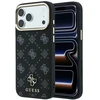 Dėklas Guess Peony 4G Small Logo MagSafe do iPhone 18 Pro Max / 17 Pro Max juoda