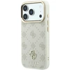 Dėklas Guess Peony 4G Small Logo MagSafe do iPhone 18 Pro Max / 17 Pro Max smėlio spalva