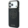 Dėklas Guess Perforated 4G Gold Logo Magsafe do iPhone 18 Pro / 17 Pro juoda
