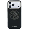 Dėklas Guess Perforated 4G Gold Logo Magsafe do iPhone 18 Pro / 17 Pro juoda