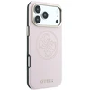Dėklas Guess Perforated 4G Gold Logo Magsafe do iPhone 18 Pro / 17 Pro rožinė