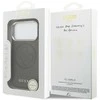 Guess Perforated 4G MagSafe telefono dėklas iPhone 17 Pro, rudas