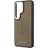Guess PU Perforated 4G Logo Magnetic dėklas skirtas Samsung Galaxy S26 Ultra rudos spalvos