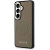 Guess PU Perforated 4G Logo Magnetic dėklas skirtas Samsung Galaxy S26 rudos spalvos