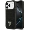 Original dėklas GUESS Rhinestone Triangle Logo skirtas Apple iPhone 17 Pro juodos spalvos