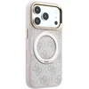 Dėklas Guess Ring Stand 360 4G Classic Logo MagSafe do iPhone 18 Pro Max / 17 Pro Max rožinė