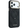 Dėklas Guess Ring Stand 360 4G Classic Logo MagSafe Case for iPhone 17 Pro / 18 Pro - Juodas