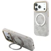 Dėklas Guess Ring Stand 360 4G Classic Logo MagSafe do iPhone 18 Pro Max / 17 Pro Max rožinė