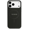 Dėklas Guess Saffiano Classic Logo MagSafe Case for iPhone 17 Pro Max / 18 Pro Max - Juodas