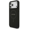Dėklas Guess Saffiano Classic Logo MagSafe Case for iPhone 17 Pro Max / 18 Pro Max - Juodas