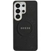 Dėklas Guess Saffiano Peony Embossed Ring MagSafe do Samsung Galaxy S26 Ultra juoda