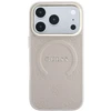 Dėklas Guess Saffiano Peony & Ring MagSafe do iPhone 18 Pro / 17 Pro rožinė