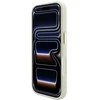 Dėklas Guess Saffiano Peony & Ring MagSafe do iPhone 18 Pro / 17 Pro smėlio spalva