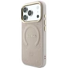 Dėklas Guess Saffiano Peony & Ring MagSafe do iPhone 18 Pro / 17 Pro rožinė
