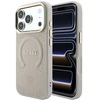 Dėklas Guess Saffiano Peony & Ring MagSafe do iPhone 18 Pro / 17 Pro rožinė