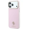 Dėklas Guess Saffiano Small 4G & Classic Logo MagSafe do iPhone 18 Pro / 17 Pro rožinė