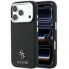 Dėklas Guess Saffiano Small 4G & Classic Logo MagSafe do iPhone 18 Pro Max / 17 Pro Max juoda