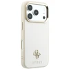 Dėklas Guess Saffiano Small 4G & Classic Logo MagSafe do iPhone 18 Pro Max / 17 Pro Max smėlio spalva