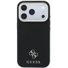 Dėklas Guess Saffiano Small 4G & Classic Logo MagSafe do iPhone 18 Pro Max / 17 Pro Max juoda