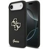 Dėklas Guess Silicone Big 4G Script case for iPhone Air - juodas