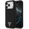 Guess Silicone Triangle Logo MagSafe - dėklas skirtas Apple iPhone 17 Pro juodas
