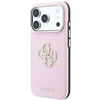 Dėklas Guess Smooth & Big Strass Logo do iPhone 18 Pro Max / 17 Pro Max rožinė