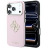Dėklas Guess Smooth & Big Strass Logo do iPhone 18 Pro Max / 17 Pro Max rožinė