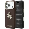 Dėklas Guess Smooth & Big Strass Logo case for iPhone 18 Pro / 17 Pro - burgundy