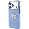 Dėklas Guess Smooth & Big Strass Logo do iPhone 18 Pro Max / 17 Pro Max mėlyna