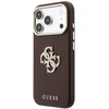 Dėklas Guess Smooth & Big Strass Logo case for iPhone 18 Pro / 17 Pro - burgundy