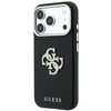 Dėklas Guess Smooth & Big Strass Logo & Strap Case for iPhone 18 Pro Max / 17 Pro Max juodas