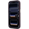 Dėklas Guess Stripe Peony 4G Logo MagSafe do iPhone 18 Pro / 17 Pro bordo spalvos