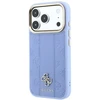 Dėklas Guess Stripe Peony 4G Logo MagSafe do iPhone 18 Pro Max / 17 Pro Max Šviesiai mėlynas