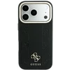 Dėklas Guess Stripe Peony 4G Logo MagSafe do iPhone 18 Pro Max / 17 Pro Max juoda