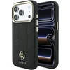 Dėklas Guess Stripe Peony 4G Logo MagSafe do iPhone 18 Pro Max / 17 Pro Max juoda