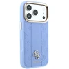 Dėklas Guess Stripe Peony 4G Logo MagSafe do iPhone 18 Pro / 17 Pro Šviesiai mėlynas