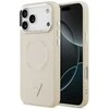 Dėklas Guess Triangle Logo MagSafe Case for iPhone 17 Pro - rusvai gelsvas