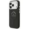 Dėklas Karl Lagerfeld Embossed Open Ring RSG Logo MagSafe skirtas iPhone 18 Pro Max / 17 Pro Max juodas