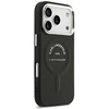 Dėklas Karl Lagerfeld Embossed Open Ring RSG Logo MagSafe skirtas iPhone 18 Pro Max / 17 Pro Max juodas