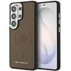Karl Lagerfeld 412 vnt. įspaustų žiedo inicialų „MagSafe“ dėklas, skirtas „Samsung Galaxy S26 Ultra“, rudas