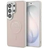 Karl Lagerfeld PU RSG Logo Magnetic dėklas skirtas Samsung Galaxy S26 Ultra rožinės spalvos