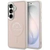 Karl Lagerfeld PU RSG Logo Magnetic dėklas skirtas Samsung Galaxy S26+ Rožinė