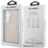 Karl Lagerfeld PU RSG Logo Magnetic dėklas skirtas Samsung Galaxy S26+ Rožinė