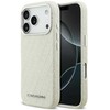 Karl Lagerfeld FW Stamped Karl MagSafe Dėklas skirtas Apple iPhone 17 Pro rusvai gelsvas