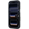 Dėklas Karl Lagerfeld Grained Allover Logo Metal Elongated MagSafe skirtas iPhone 18 Pro / 17 Pro burgundy