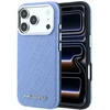 Dėklas Karl Lagerfeld Grained Allover Logo Metal Elongated MagSafe skirtas iPhone 18 Pro / 17 Pro mėlynas
