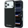 Dėklas Karl Lagerfeld Grained Elongated Logo MagSafe do iPhone 18 Pro / 17 Pro juoda