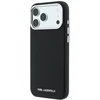 Dėklas Karl Lagerfeld Grained Elongated Logo MagSafe Case for iPhone 17 Pro Max / 18 Pro Max - Juodas
