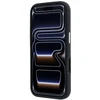 Dėklas Karl Lagerfeld Grained Embossed Ring & Kameo Logo MagSafe do iPhone 18 Pro / 17 Pro bordo spalvos